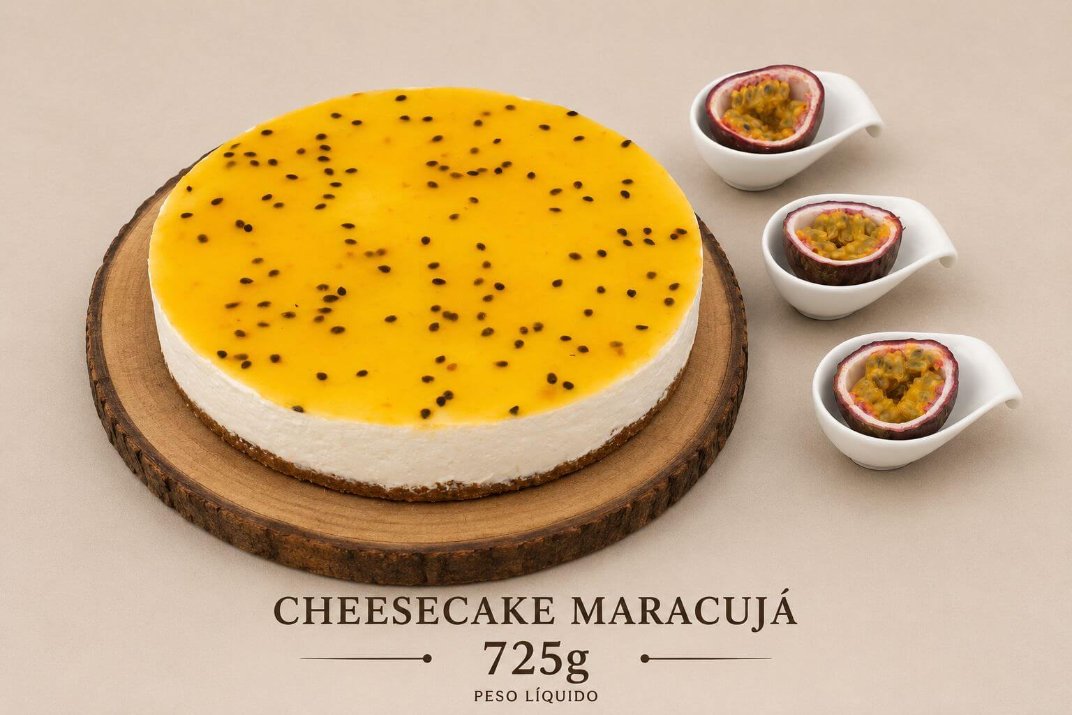Cheesecake de Maracujá 750G